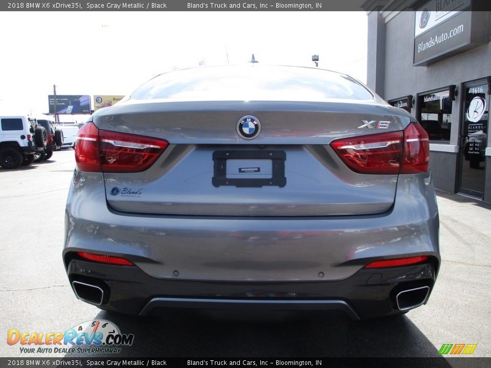 2018 BMW X6 xDrive35i Space Gray Metallic / Black Photo #31