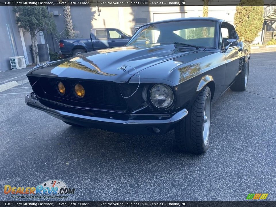 1967 Ford Mustang Fastback Raven Black / Black Photo #7