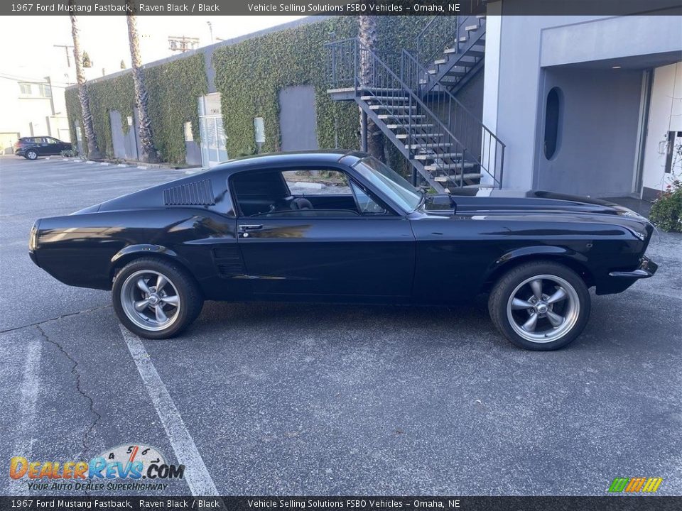 1967 Ford Mustang Fastback Raven Black / Black Photo #8