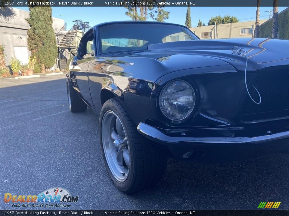 1967 Ford Mustang Fastback Raven Black / Black Photo #9