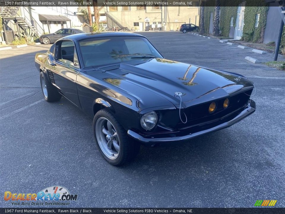 1967 Ford Mustang Fastback Raven Black / Black Photo #11