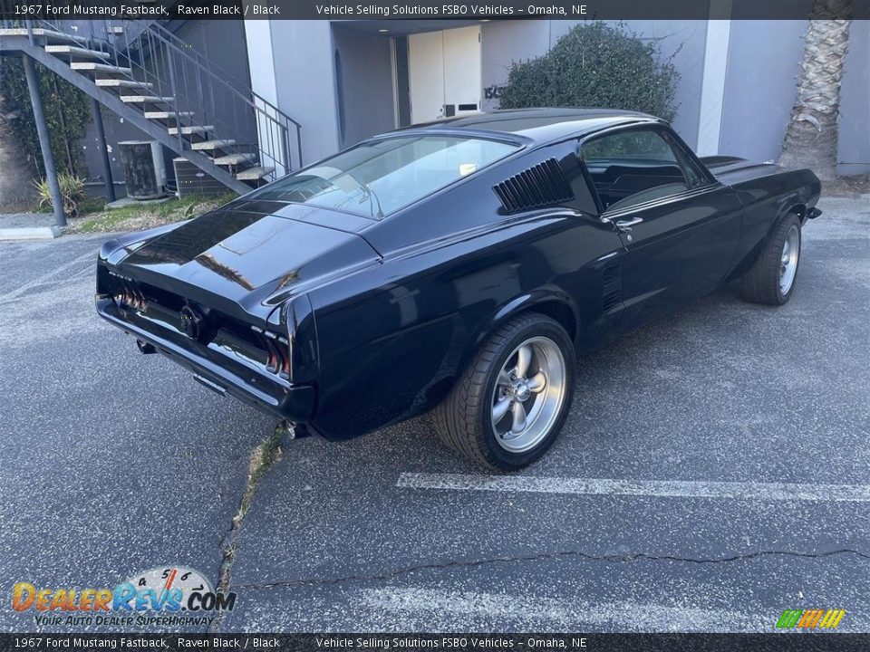 1967 Ford Mustang Fastback Raven Black / Black Photo #12