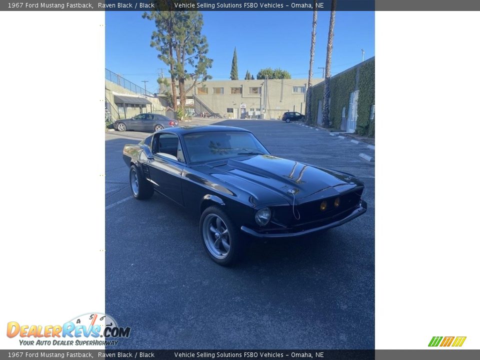 1967 Ford Mustang Fastback Raven Black / Black Photo #18