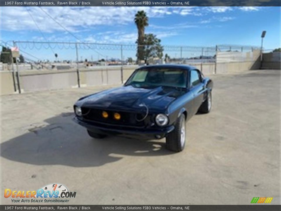 1967 Ford Mustang Fastback Raven Black / Black Photo #25