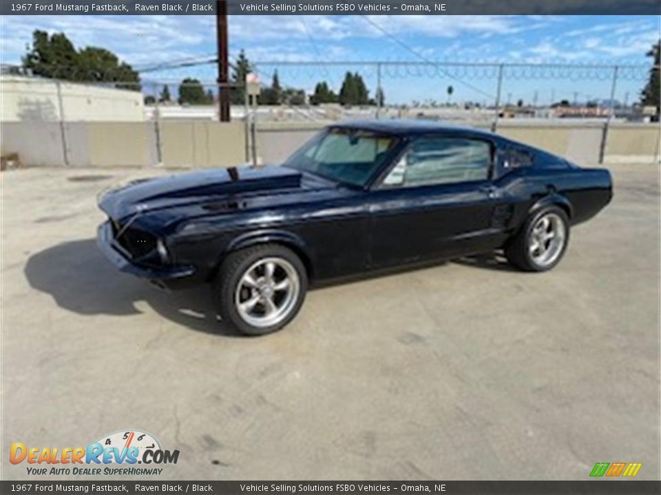 1967 Ford Mustang Fastback Raven Black / Black Photo #27