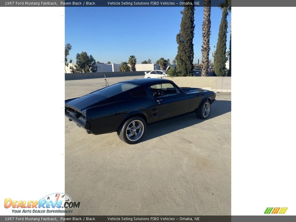 1967 Ford Mustang Fastback Raven Black / Black Photo #32