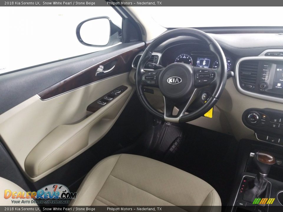 2018 Kia Sorento LX Snow White Pearl / Stone Beige Photo #15