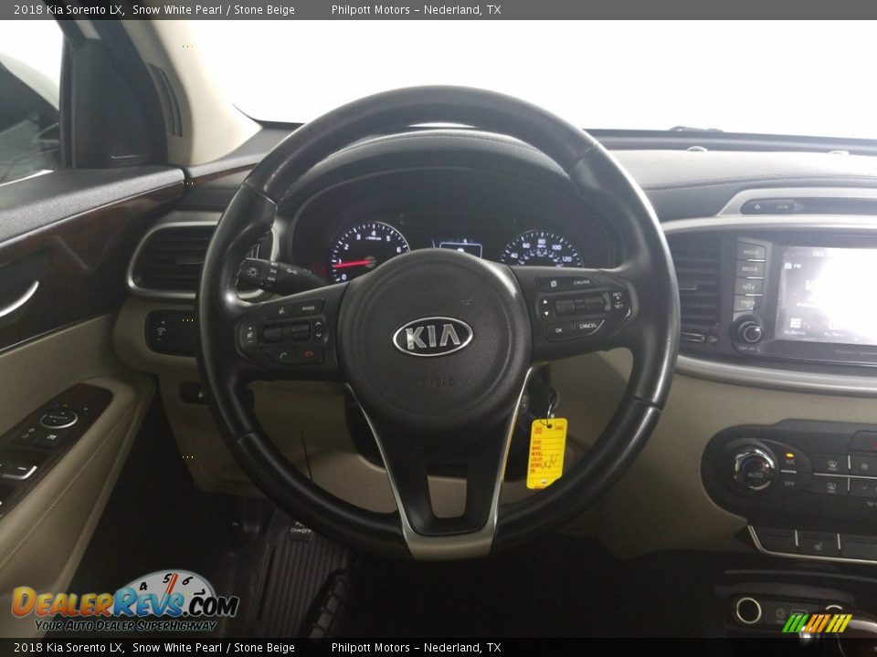 2018 Kia Sorento LX Snow White Pearl / Stone Beige Photo #20