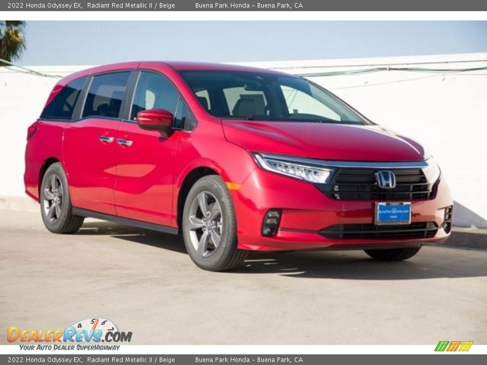Front 3/4 View of 2022 Honda Odyssey EX Photo #1