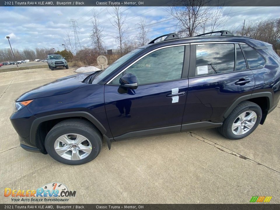 2021 Toyota RAV4 XLE AWD Blueprint / Black Photo #1