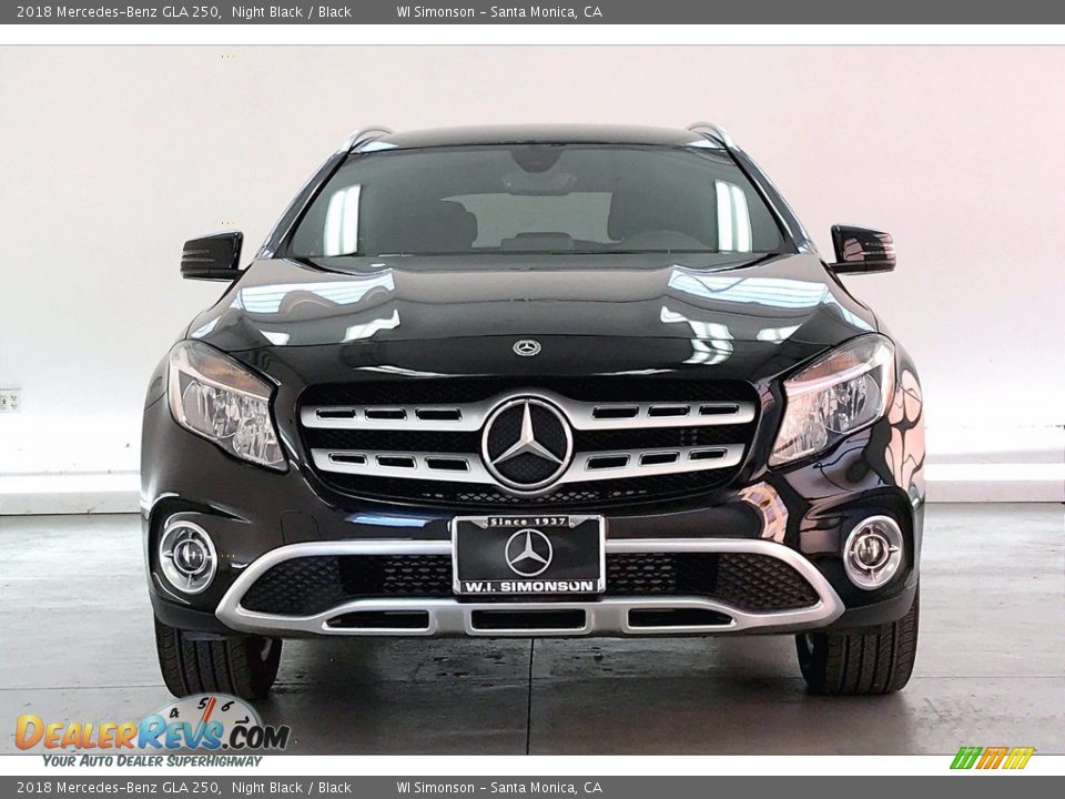 2018 Mercedes-Benz GLA 250 Night Black / Black Photo #2