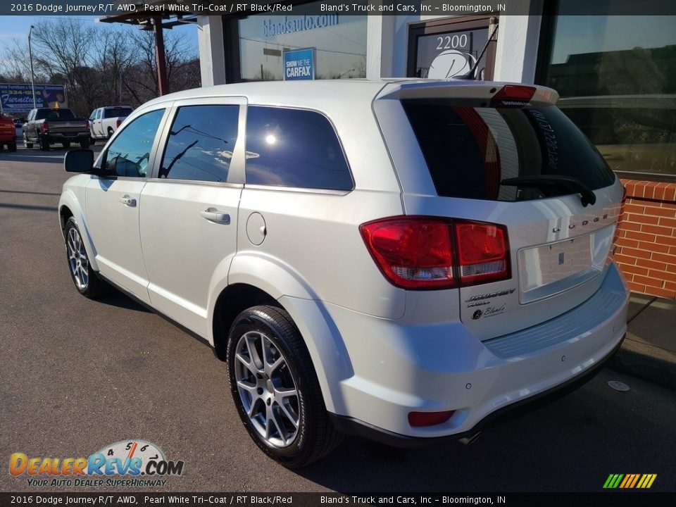 2016 Dodge Journey R/T AWD Pearl White Tri-Coat / RT Black/Red Photo #33