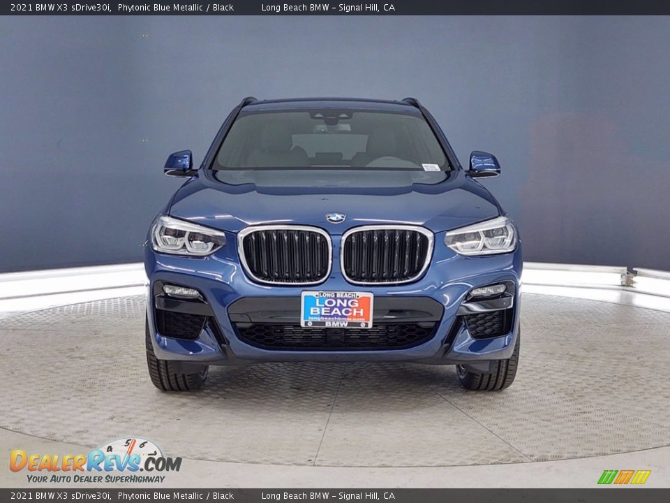 2021 BMW X3 sDrive30i Phytonic Blue Metallic / Black Photo #2