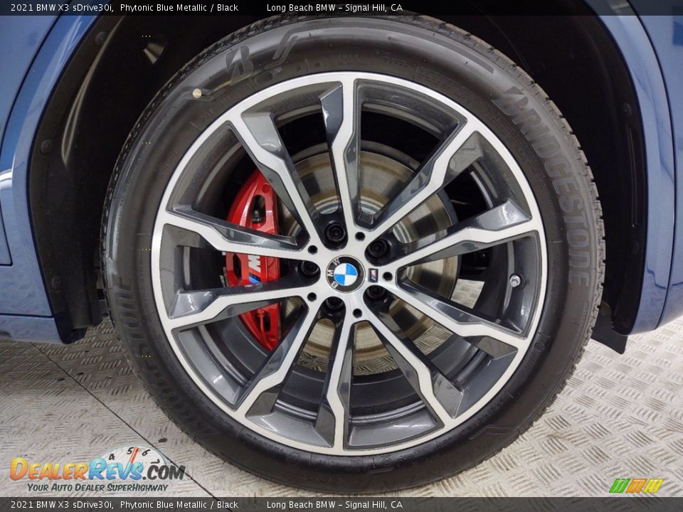 2021 BMW X3 sDrive30i Phytonic Blue Metallic / Black Photo #3