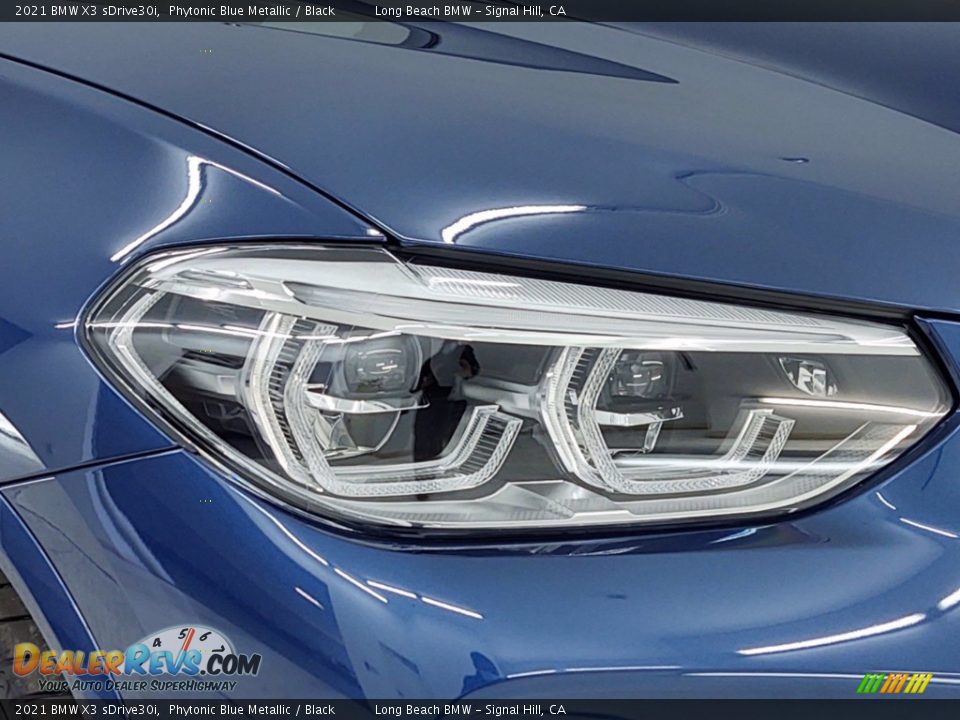 2021 BMW X3 sDrive30i Phytonic Blue Metallic / Black Photo #4
