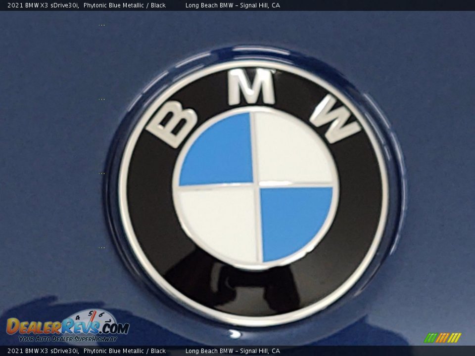 2021 BMW X3 sDrive30i Phytonic Blue Metallic / Black Photo #5