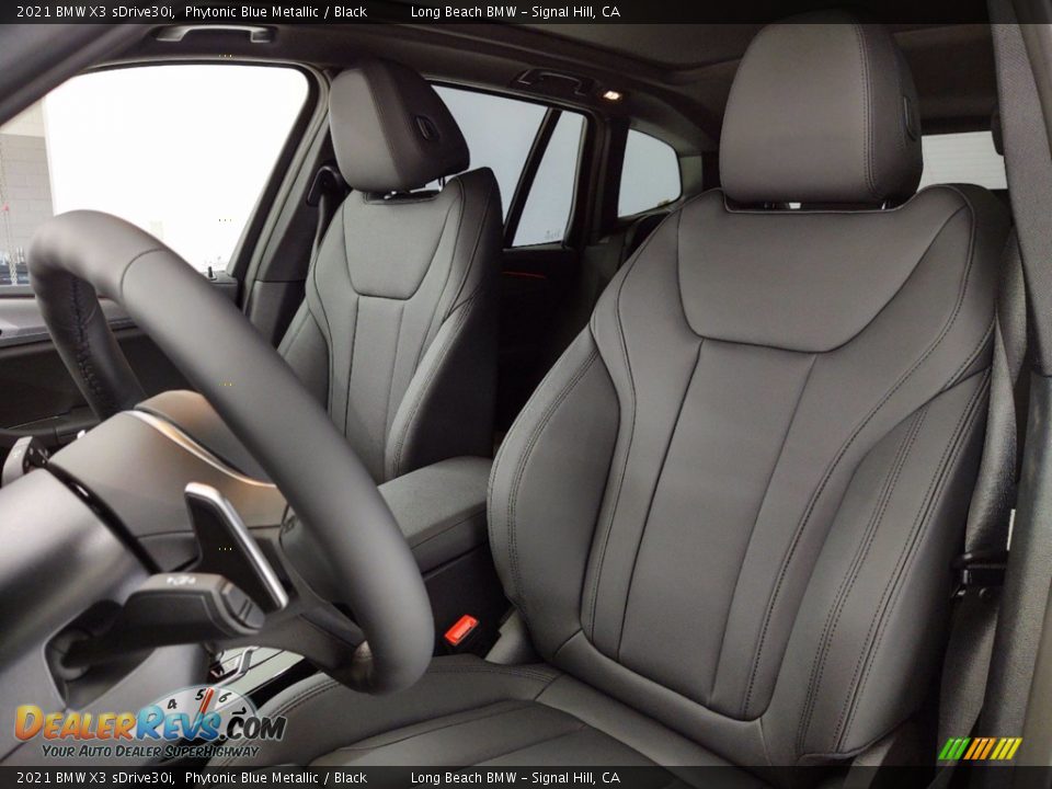 2021 BMW X3 sDrive30i Phytonic Blue Metallic / Black Photo #13