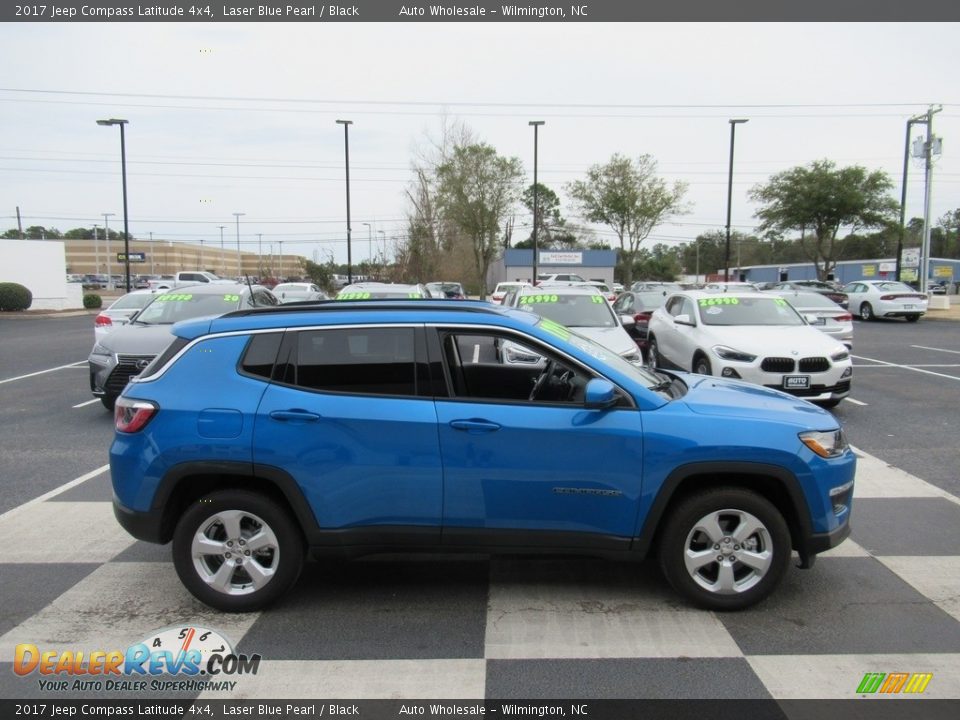 2017 Jeep Compass Latitude 4x4 Laser Blue Pearl / Black Photo #3