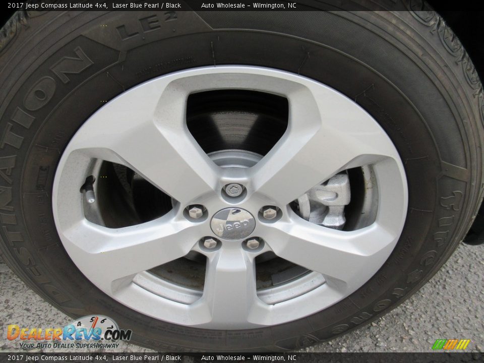 2017 Jeep Compass Latitude 4x4 Laser Blue Pearl / Black Photo #7