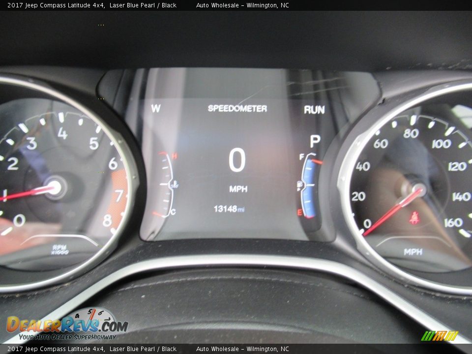 2017 Jeep Compass Latitude 4x4 Laser Blue Pearl / Black Photo #16