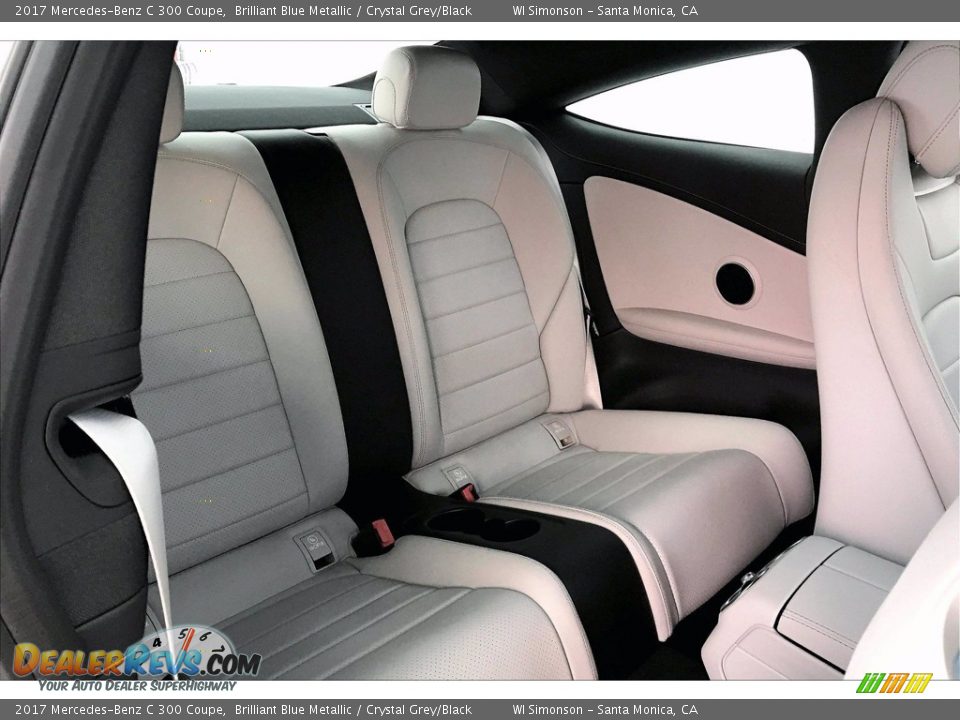 2017 Mercedes-Benz C 300 Coupe Brilliant Blue Metallic / Crystal Grey/Black Photo #19