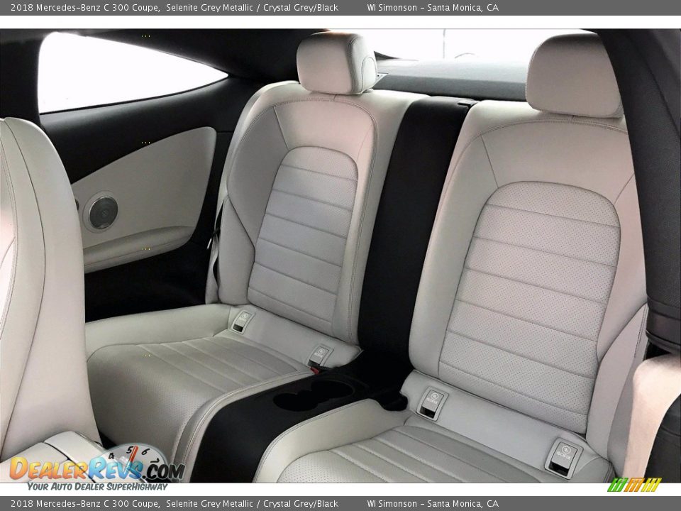 2018 Mercedes-Benz C 300 Coupe Selenite Grey Metallic / Crystal Grey/Black Photo #20
