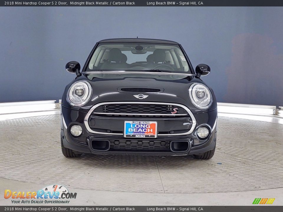 2018 Mini Hardtop Cooper S 2 Door Midnight Black Metallic / Carbon Black Photo #2