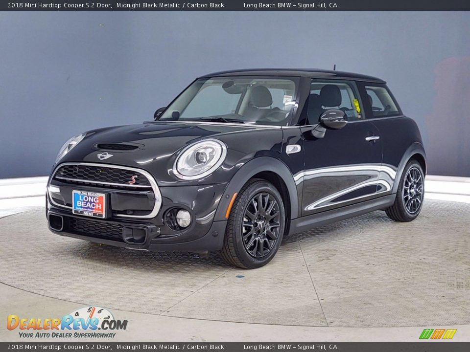 2018 Mini Hardtop Cooper S 2 Door Midnight Black Metallic / Carbon Black Photo #3