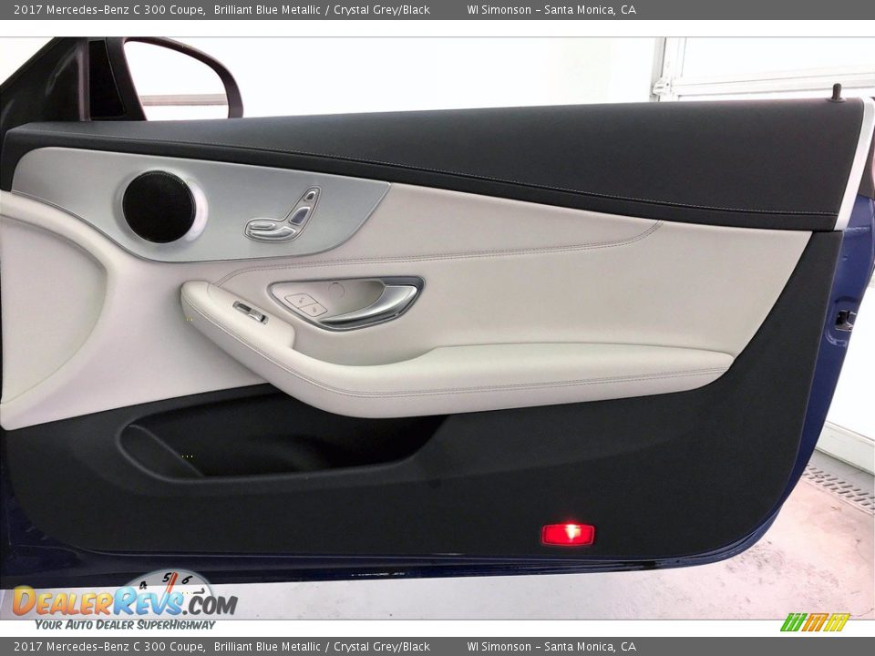 2017 Mercedes-Benz C 300 Coupe Brilliant Blue Metallic / Crystal Grey/Black Photo #27
