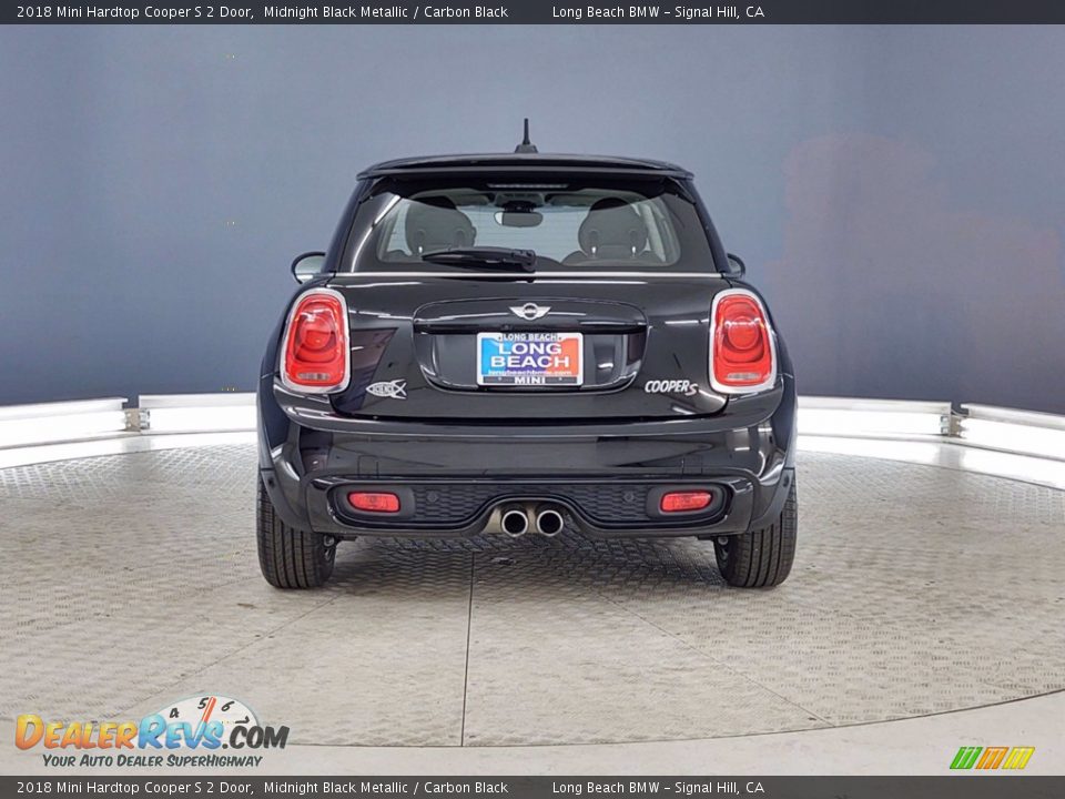 2018 Mini Hardtop Cooper S 2 Door Midnight Black Metallic / Carbon Black Photo #4