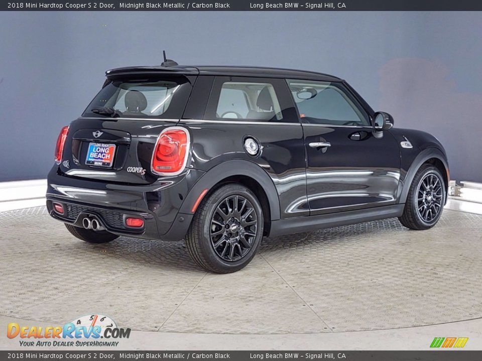 2018 Mini Hardtop Cooper S 2 Door Midnight Black Metallic / Carbon Black Photo #5