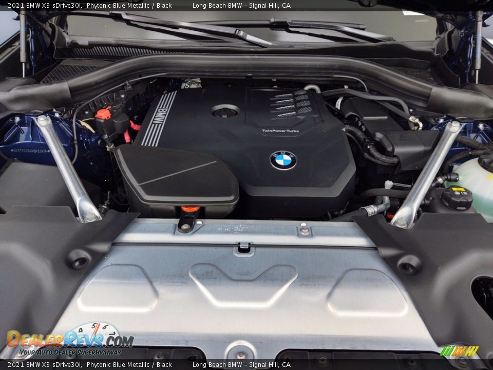 2021 BMW X3 sDrive30i Phytonic Blue Metallic / Black Photo #9