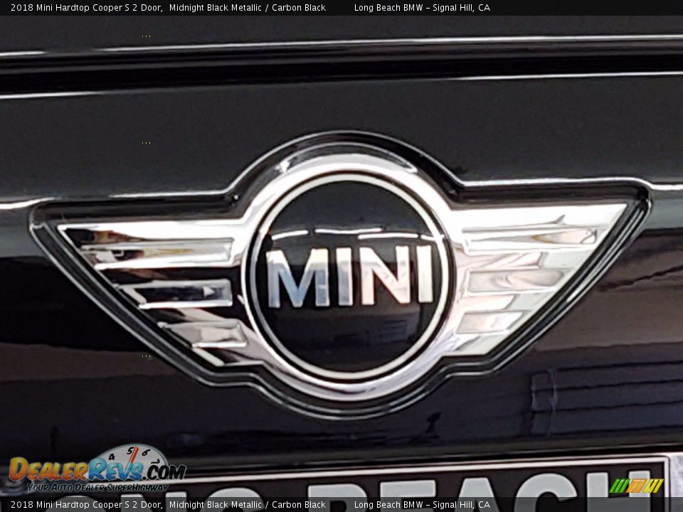 2018 Mini Hardtop Cooper S 2 Door Midnight Black Metallic / Carbon Black Photo #10