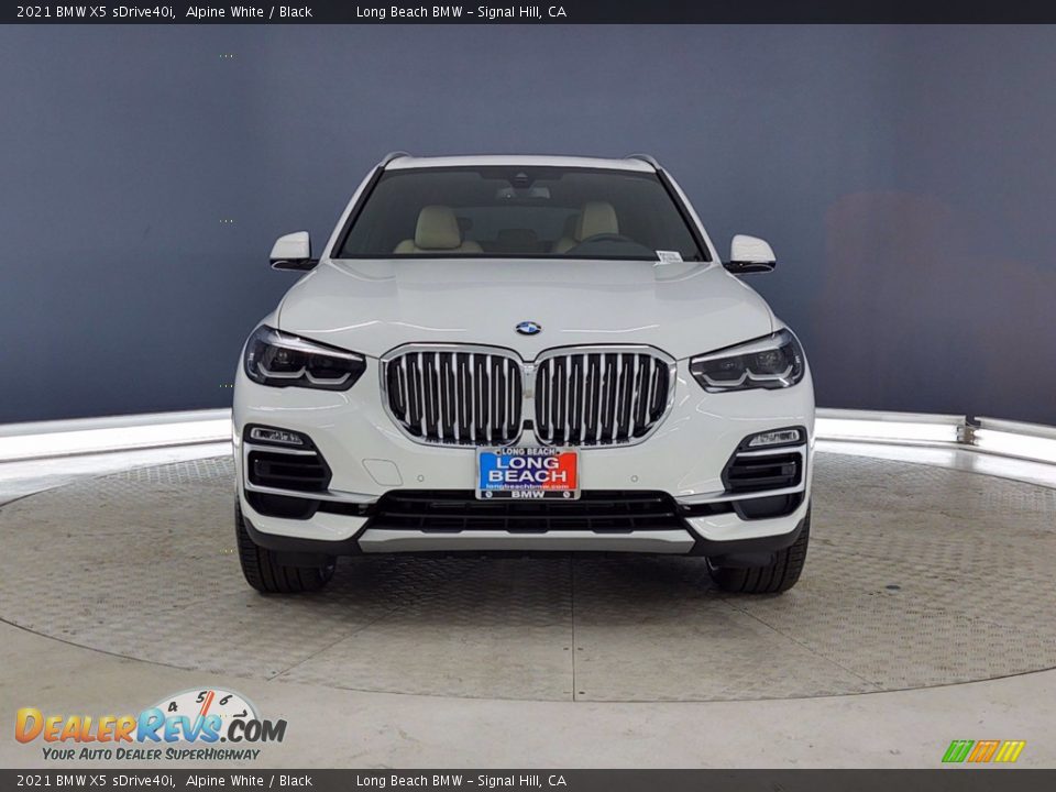 2021 BMW X5 sDrive40i Alpine White / Black Photo #2