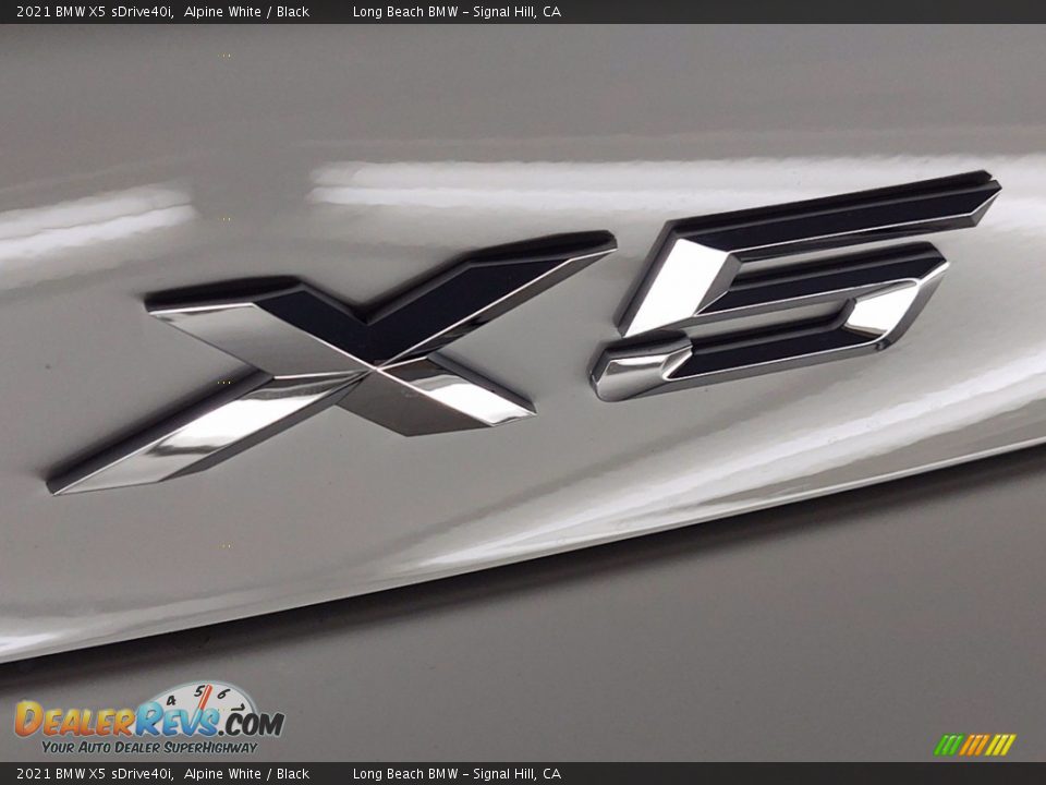 2021 BMW X5 sDrive40i Alpine White / Black Photo #8