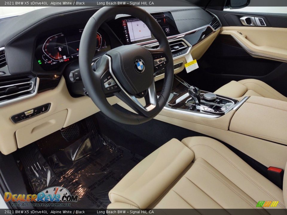 2021 BMW X5 sDrive40i Alpine White / Black Photo #12