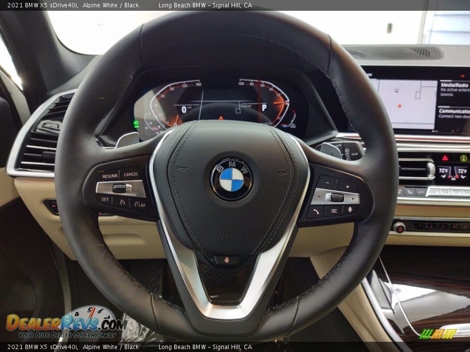 2021 BMW X5 sDrive40i Alpine White / Black Photo #14