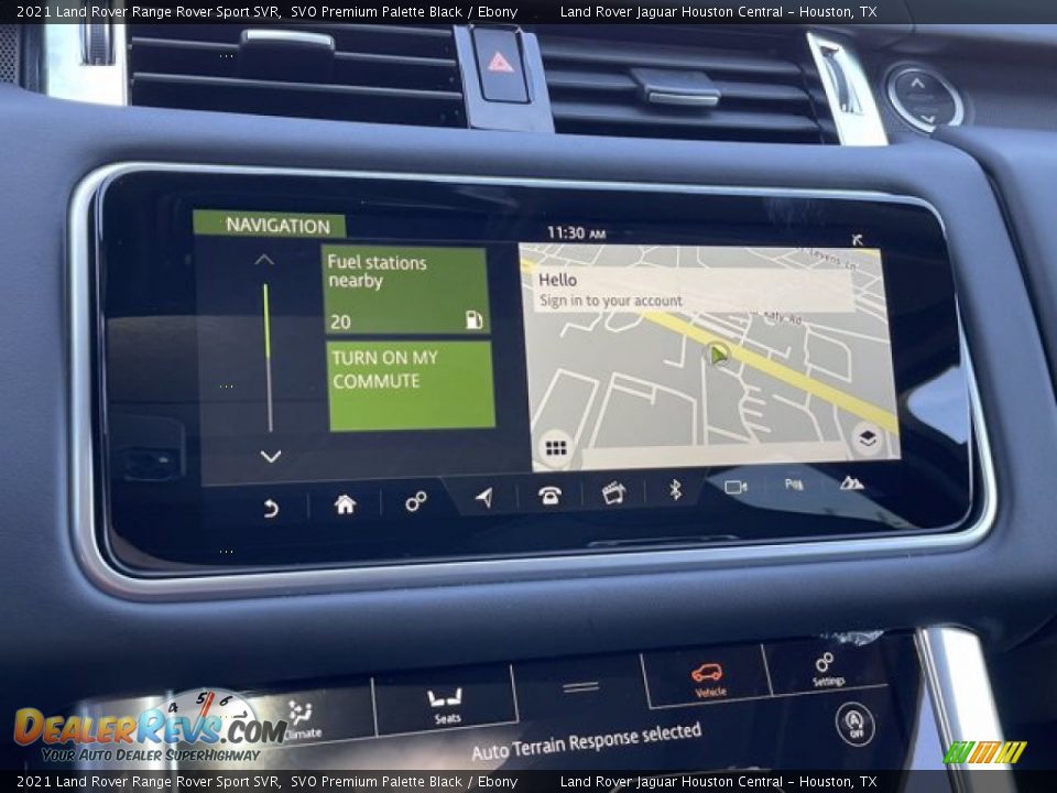 Navigation of 2021 Land Rover Range Rover Sport SVR Photo #24