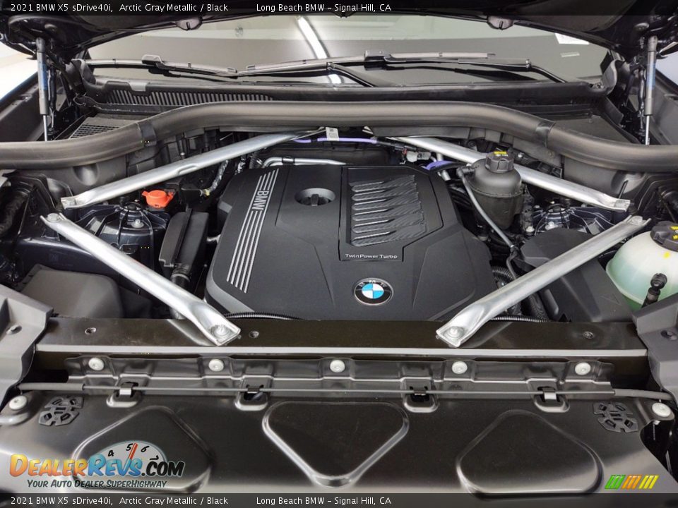 2021 BMW X5 sDrive40i Arctic Gray Metallic / Black Photo #9