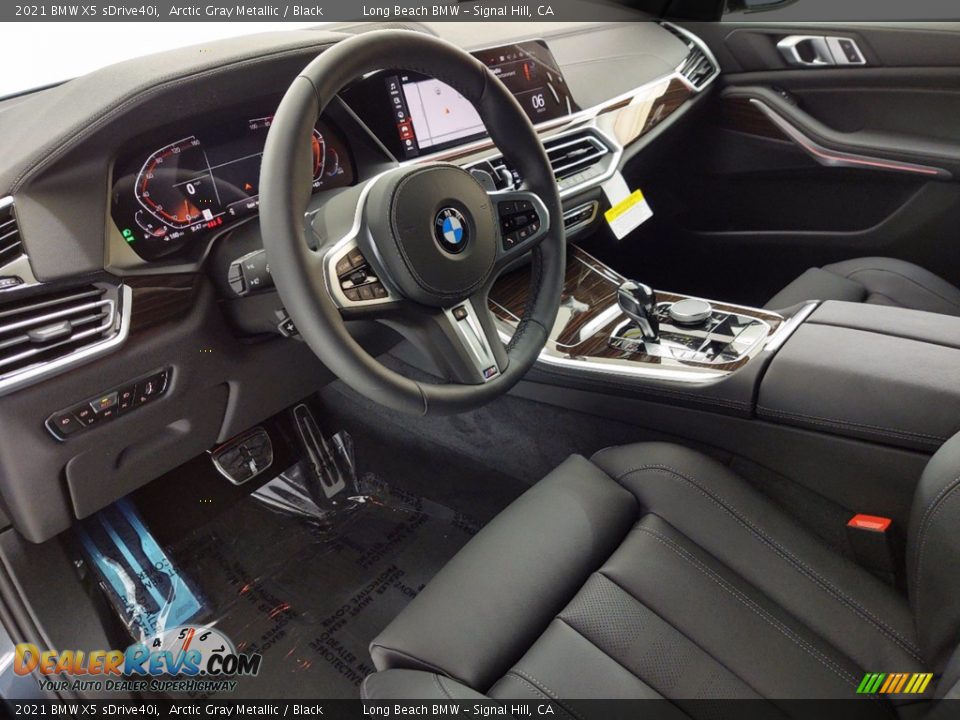 2021 BMW X5 sDrive40i Arctic Gray Metallic / Black Photo #12