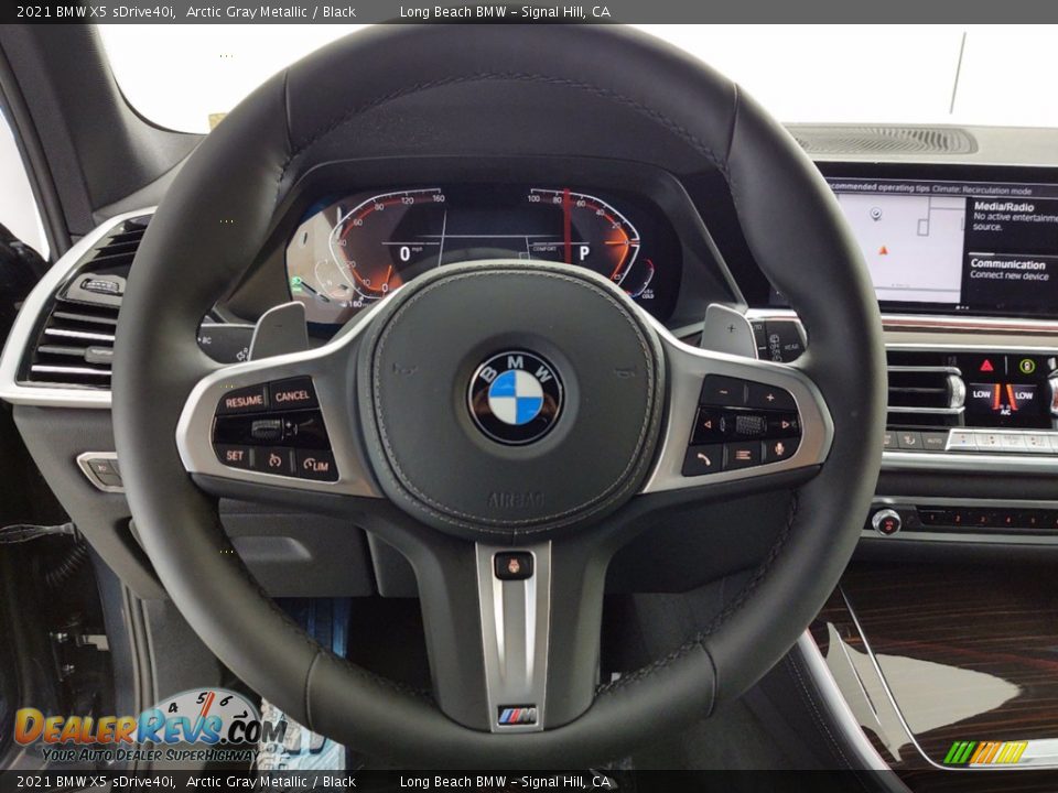 2021 BMW X5 sDrive40i Arctic Gray Metallic / Black Photo #14