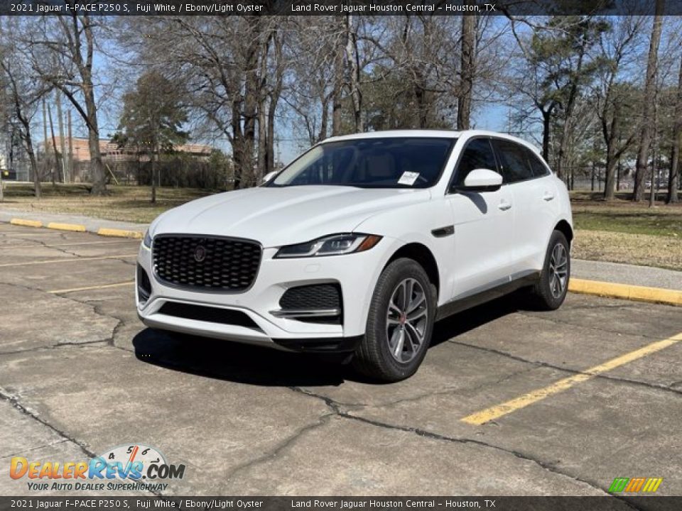 2021 Jaguar F-PACE P250 S Fuji White / Ebony/Light Oyster Photo #1