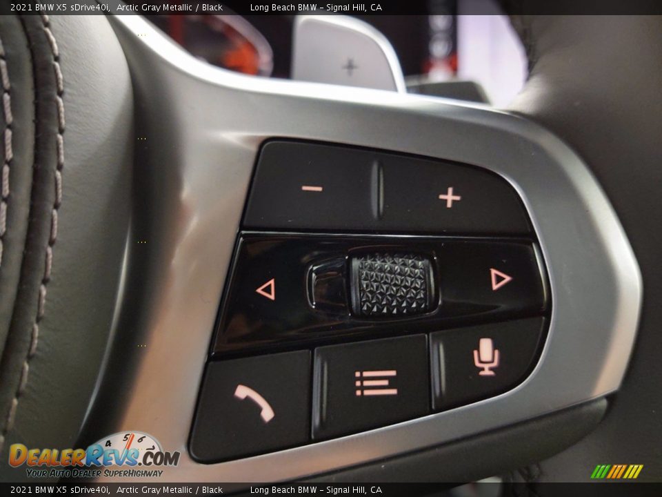 2021 BMW X5 sDrive40i Arctic Gray Metallic / Black Photo #16