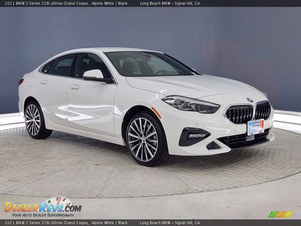 2021 BMW 2 Series 228i sDrive Grand Coupe Alpine White / Black Photo #1