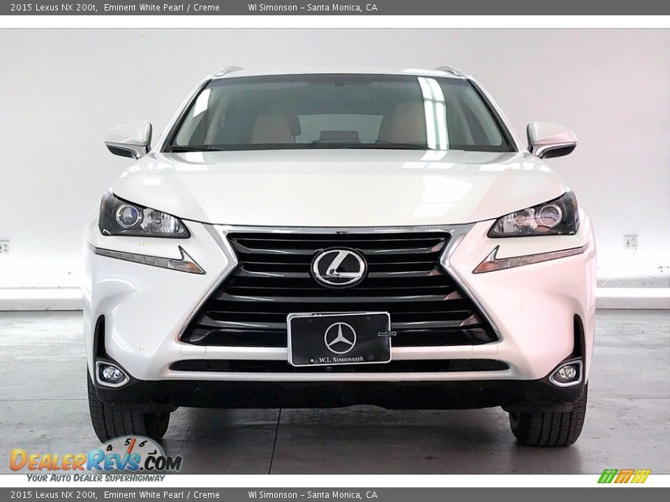 2015 Lexus NX 200t Eminent White Pearl / Creme Photo #2