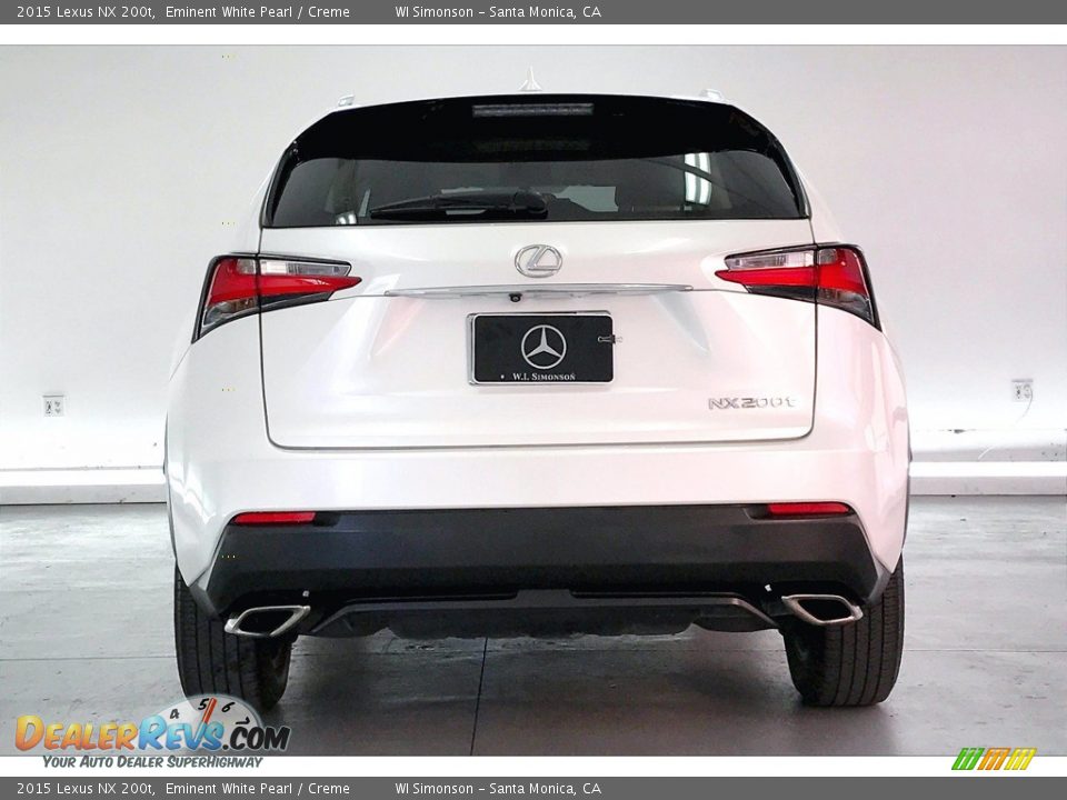 2015 Lexus NX 200t Eminent White Pearl / Creme Photo #3