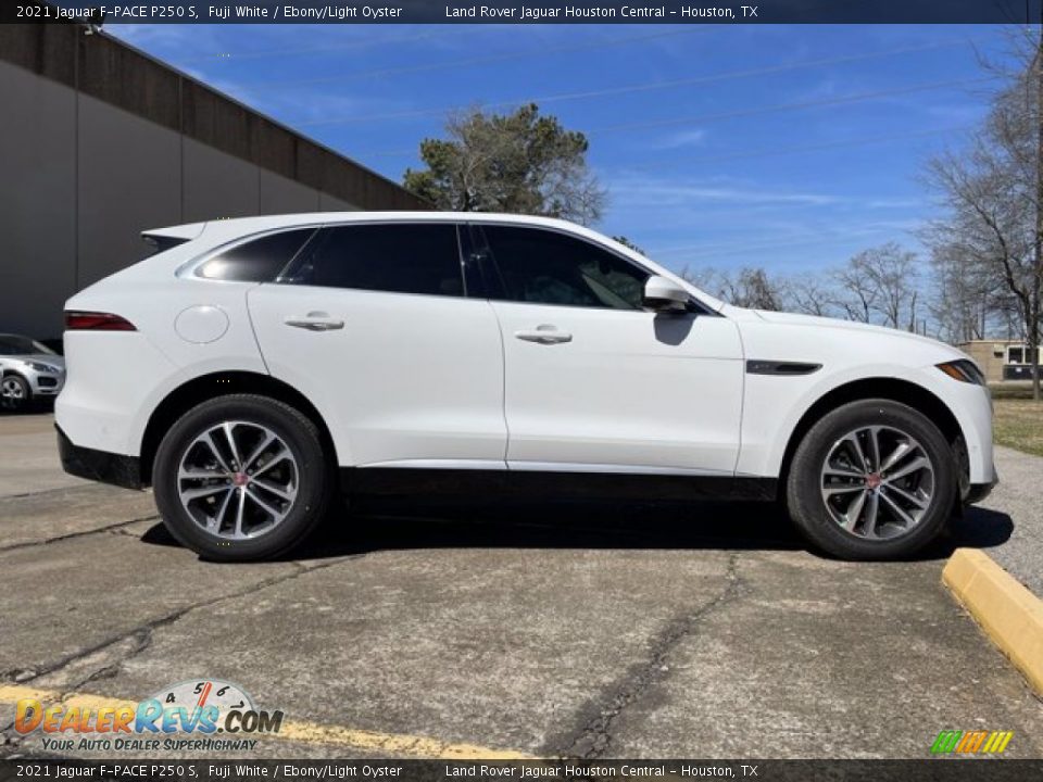 2021 Jaguar F-PACE P250 S Fuji White / Ebony/Light Oyster Photo #8