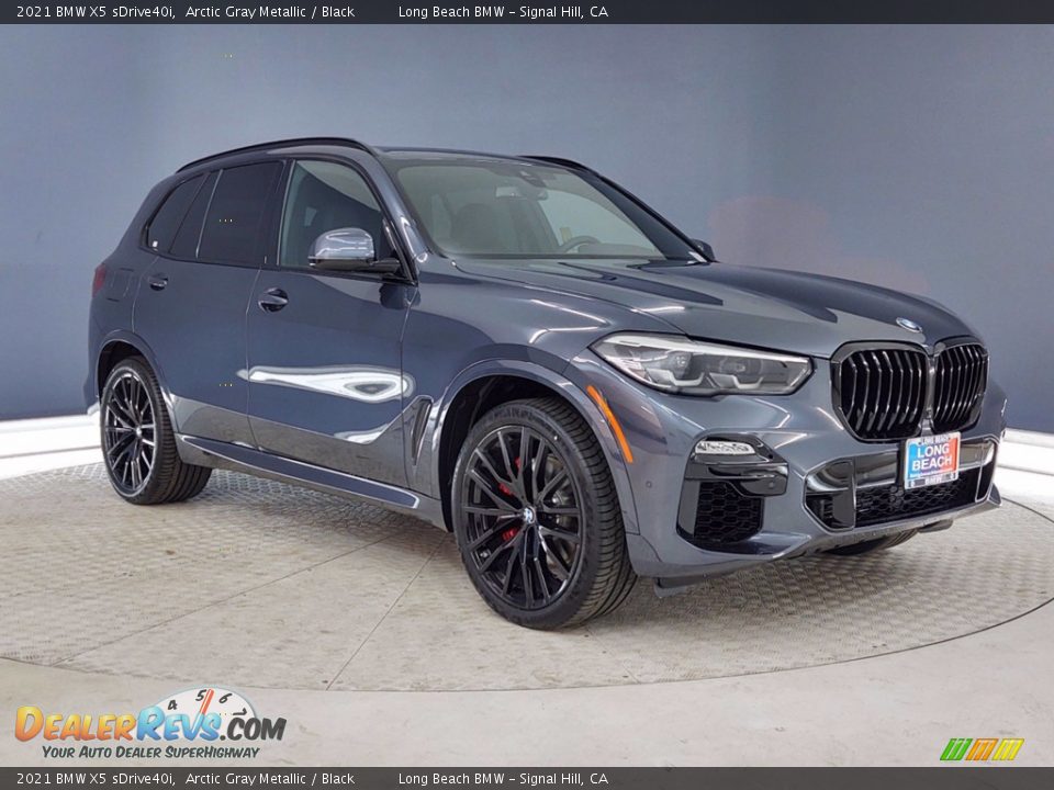 2021 BMW X5 sDrive40i Arctic Gray Metallic / Black Photo #27