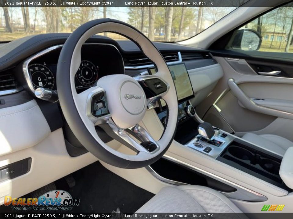 2021 Jaguar F-PACE P250 S Fuji White / Ebony/Light Oyster Photo #17