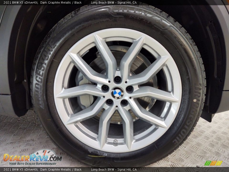 2021 BMW X5 sDrive40i Dark Graphite Metallic / Black Photo #3